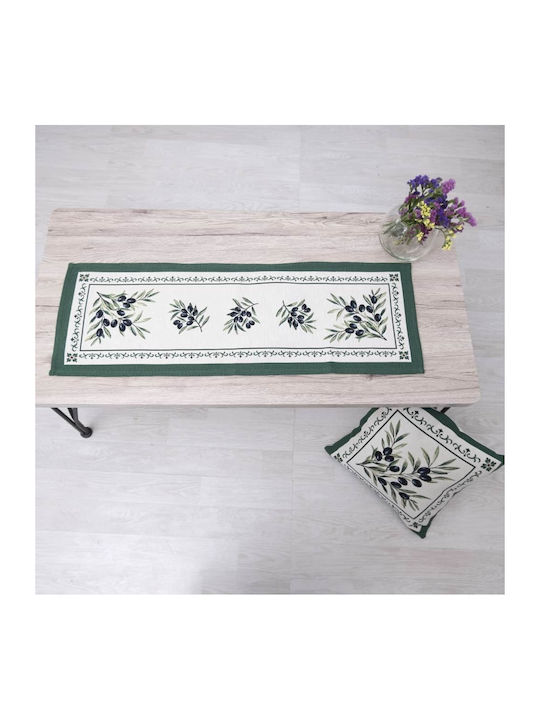 Dimeco Tablecloth Olivia Green 140x180cm
