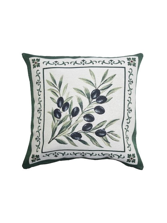 Dimeco Τραπεζομάντηλο Σετ Olivia Olive 140x220εκ.