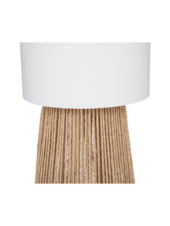 A-s Lampa de podea Î130xL200cm. cu Soclu pentru Bec E27 Alb
