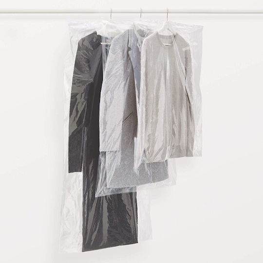 Rayen Plastic Sac de Depozitare pentru Haine 65x125cm 3buc
