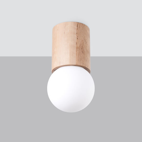 Sollux Deckenleuchte 32cm Beige mit Fassung G9