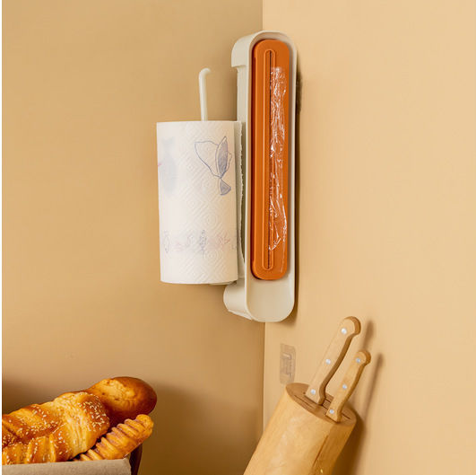 Dream House Plastic Paper Towel Holder Pink 41.5x7.8x8.8cm 4444