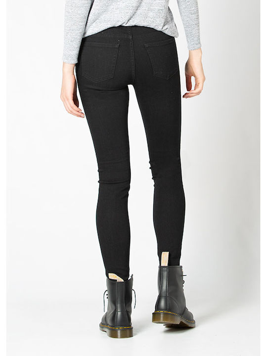 Duer Women's Jean Trousers in Skinny Fit Black