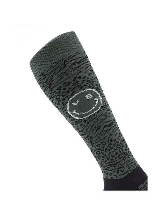 Volcom Eucalyptus Γυναικείες Κάλτσες Σκι & Snowboard Πράσινες 1 Ζεύγος