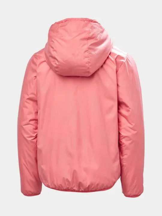 Kids' Casual Jacket Double Sided with Hood Coral Almond
