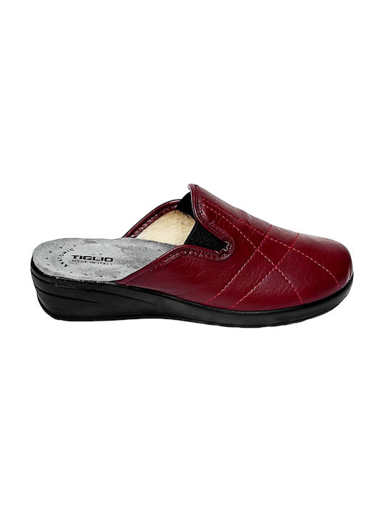 Tiglio Women's Slippers Burgundy