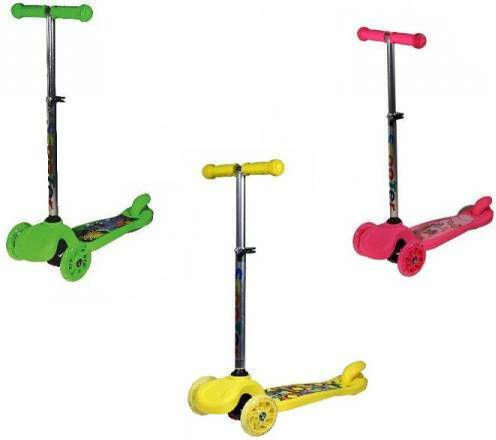 Zanna Toys Παιδικό Πατίνι Scooter Bebe Τρίτροχο Κίτρινο