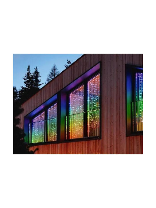 400 Светлини LED 2.1m. x 150бр Многоцветни тип Завеса 400 Светлини LED 2.1m. x 150бр Многоцветни тип Завеса