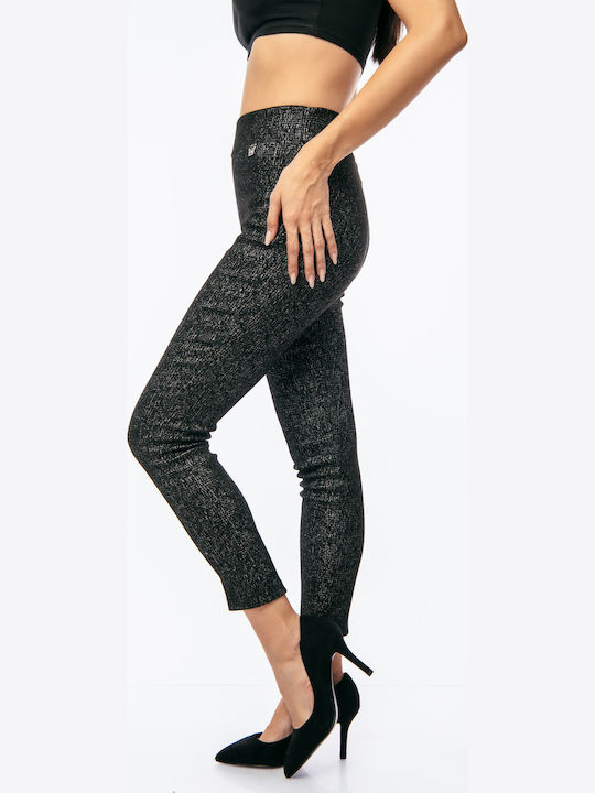 Damen Stoff Hose Silver