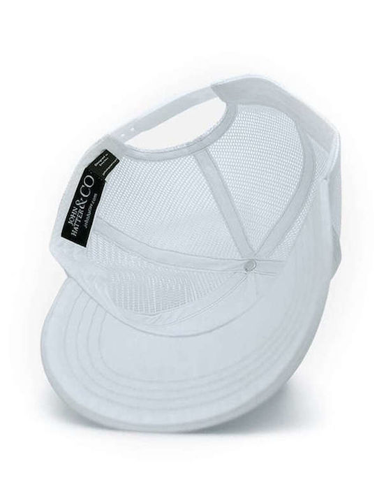 Jockey cu plasă Alb
