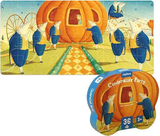 Παιδικό Puzzle Σταχτοπούτα για 3+ Ετών 36pcs MiDeer