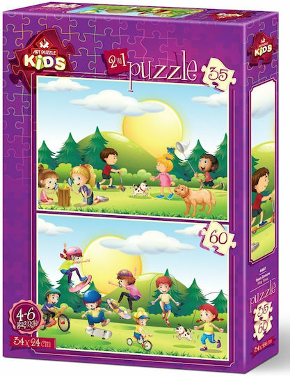 Kids Puzzle Play Time 2 in 1 for 4+ years old+ Years 95pcs Art Puzzle