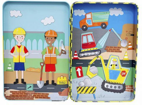Floss & Rock Jucărie de Construcție Magnetică Playtime Endless Fun - Construction pentru Copii 3++ Ani