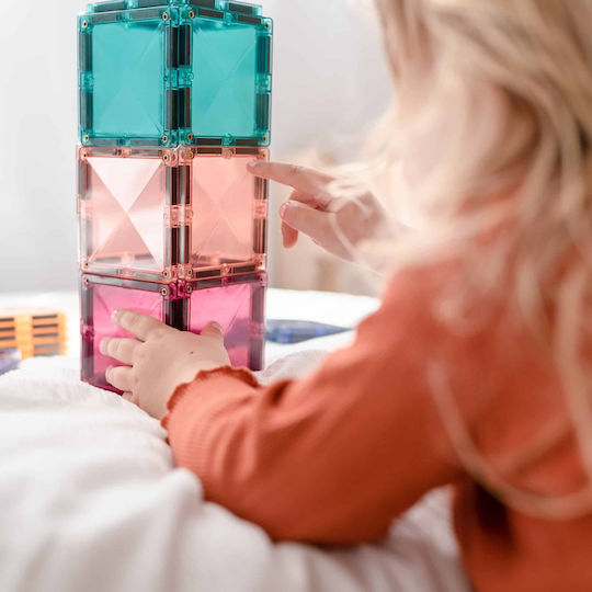 Connetix Magnetisches Bauspielzeug Connetix Tiles für Kinder ab 3+ Jahre alt Jahren