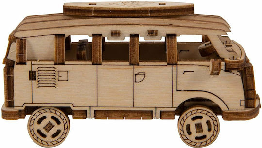 Wooden City Wooden Construction Toy Retro Van for Children 8+ years old+ Years