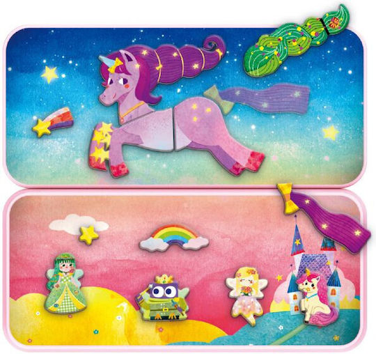 Mieredu Μαγνητικό Παιχνίδι Κατασκευών Unicorns για Παιδιά 3+ Ετών