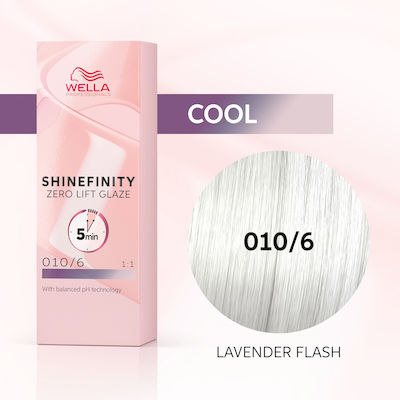 Wella Shinefinity Zero Lift Glaze Βαφή Μαλλιών 010/6 Zero Lift Glaze 60ml