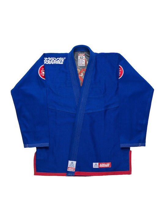 Scramble Bărbați Cardigan Jiu Jitsu brazilian Albastru
