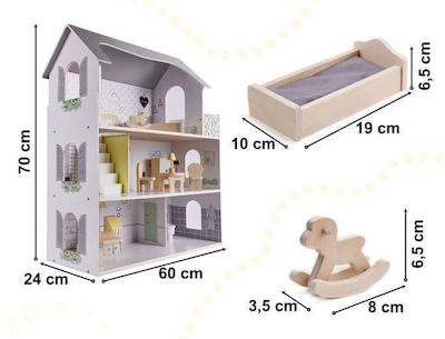 Loco Wooden Dollhouse ISC7794