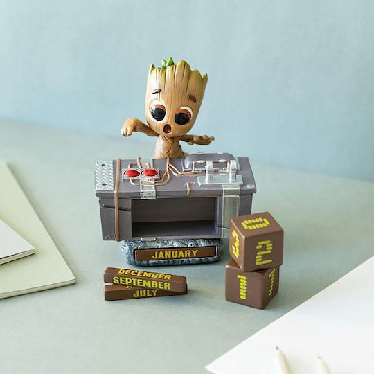 Grupo Erik Ημερήσιο Διαρκές Marvel Groot Death Button Καφέ 12.3x13εκ.