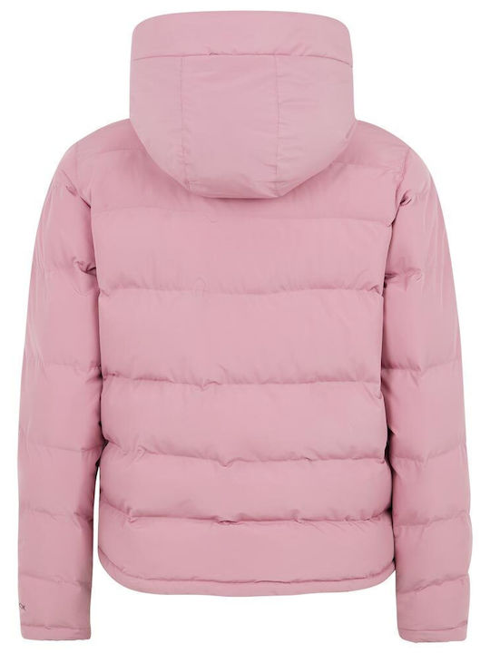 Protest Snowjacket Women's Short Puffer Jacket for Winter Pink