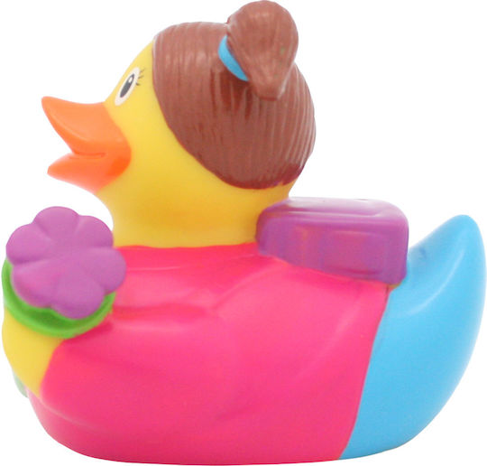 Lilalu School Girl Duck Rubber Duck