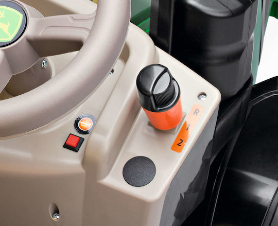 Παιδικό Τρακτέρ John Deere Dual Force Ηλεκτροκίνητο 12 Volt Πράσινο για 3+ Ετών