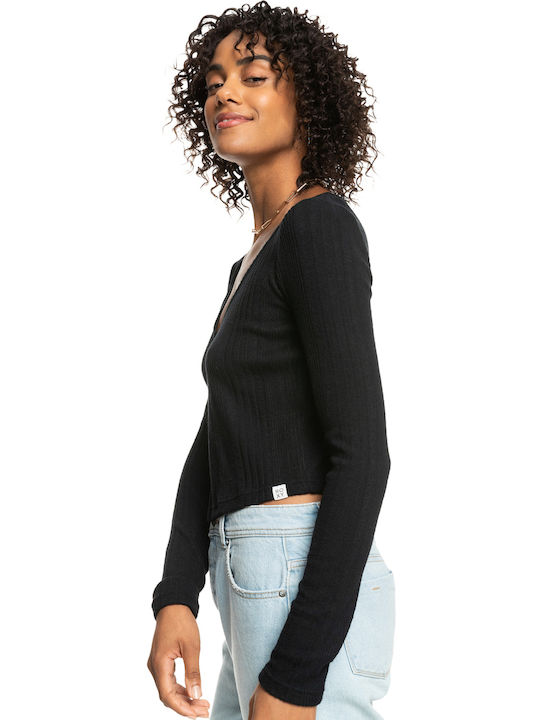 Roxy Women's Blouse Long Sleeve Anthracite