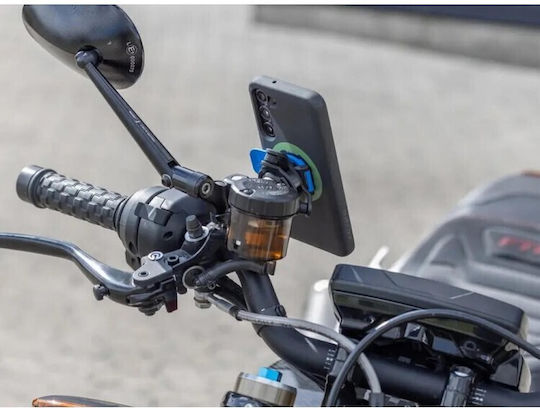 Quad Lock Βάση Κινητού Μοτοσυκλέτας με Κλιπ για τον Συμπλέκτη / Δοχείο Υγρών Φρένων