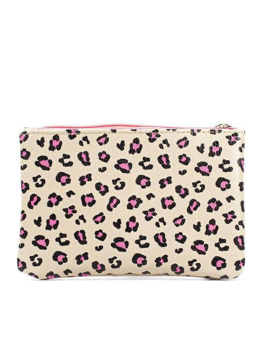 Toiletry Bag Wild Funny in Beige Color