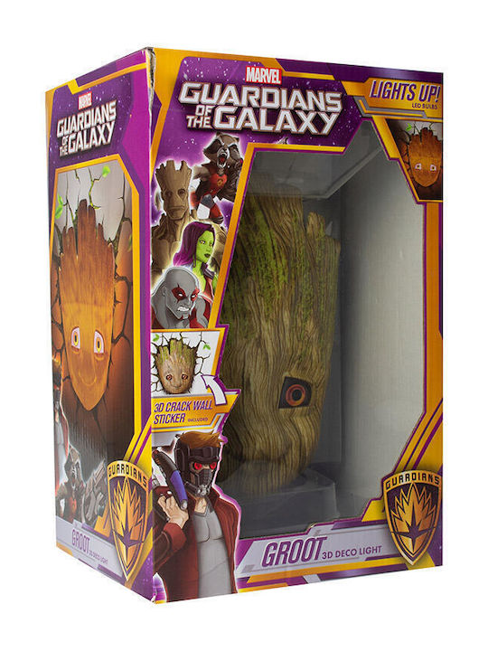 3DLightFX Детска стенна лампа LED Baby Groot