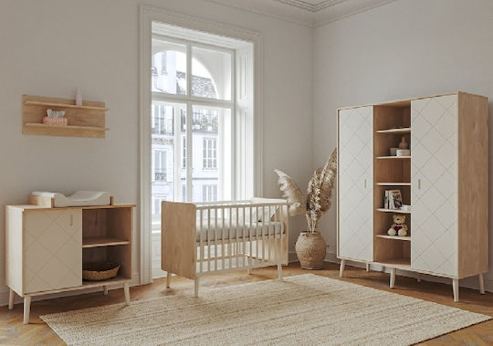 Faktum Seturi de mobilier pentru copii cu Pat și Comodă Alb / Bej