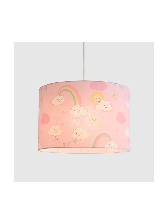 Veis Kids Ceiling Light E27 Cloudy Pink