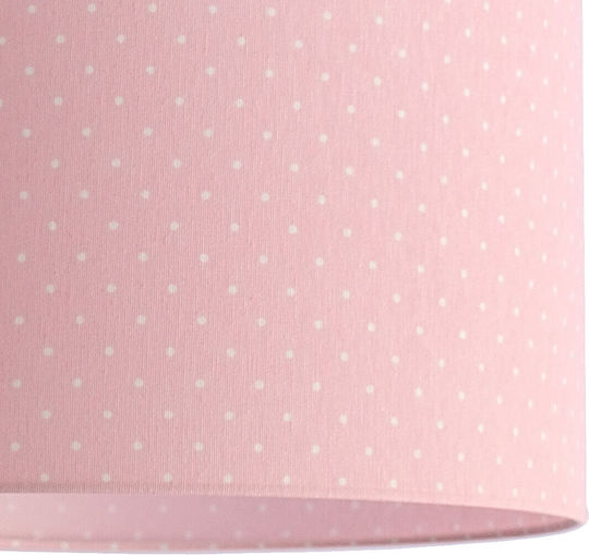Veis Einfaches Licht Kinderdeckenleuchte Deckenleuchte 15W mit Fassung E27 Rosa 35x24cm