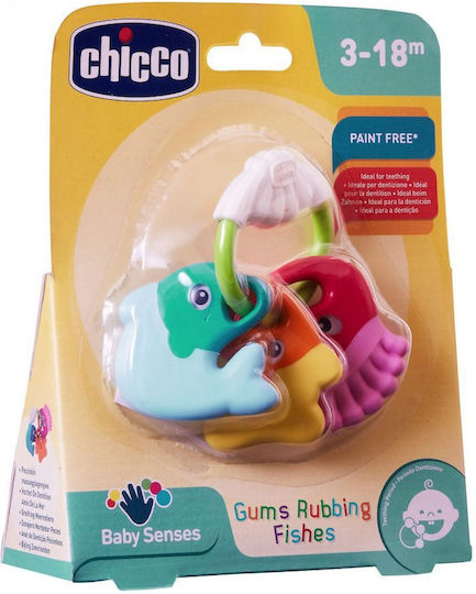 Chicco Fish Teething Rattle Teethers From Silicone For 3 m+