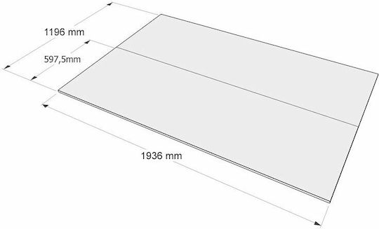 Baza de pat pentru pat pentru copii Bej 193.5x120cm