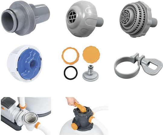 Bestway Flowclear Pompa De Apă Pentru Piscină Cu Filtru Monofazică Cu Alimentare Maximă Lt/h