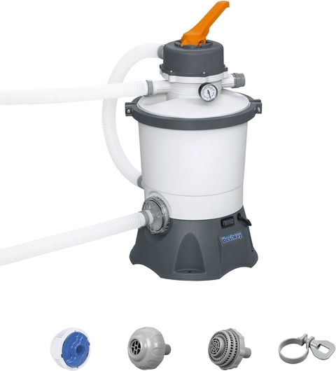 Bestway Pool Pump Flowclear Filter Single-Phase with Maximum Flow 3028 liters/hour