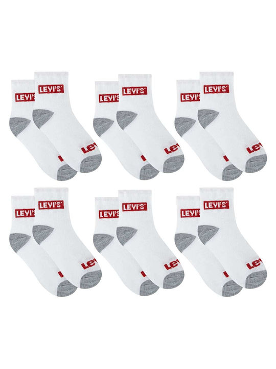 Levi's Kids' Socks White 6 Pairs