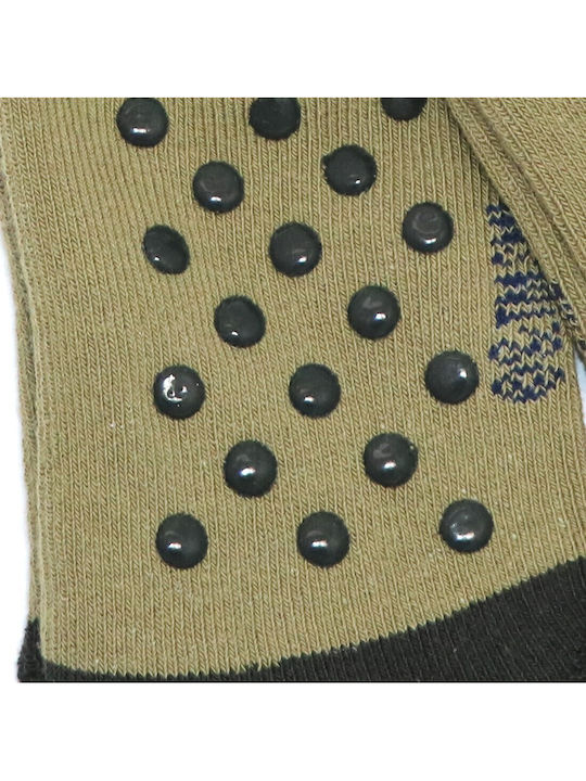 Nickelodeon Kids' Socks Non-Slip khaki