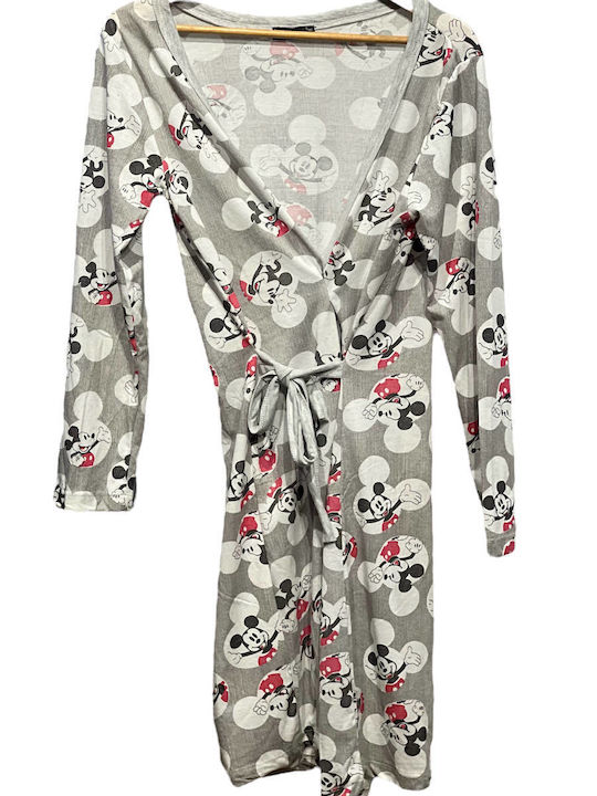 Eliz Winter Women's Pyjama Set Cotton Grey