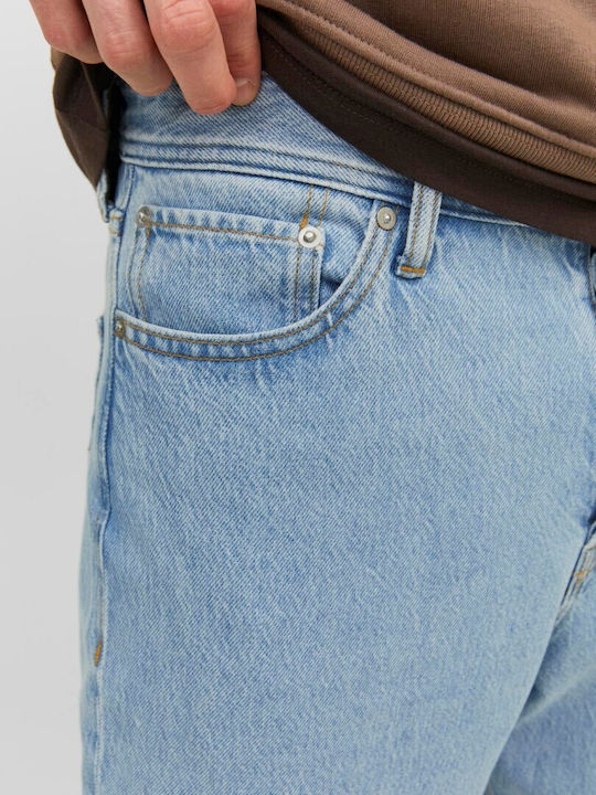 Ανδρικό Παντελόνι Τζιν με Loose Baggy Εφαρμογή Μπλε