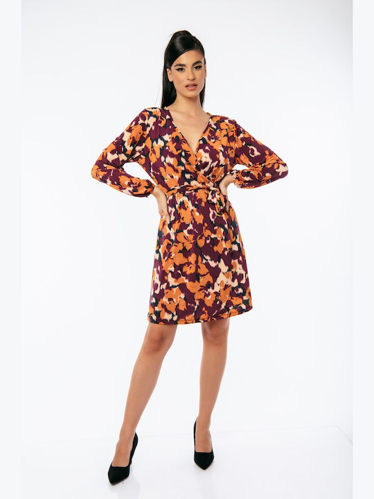 Boutique Mini Φόρεμα Κρουαζέ Πορτοκαλί