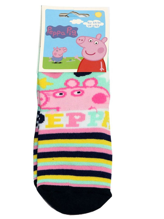 Peppa Pig Șosete pentru Copii Antiderapant Multicolore