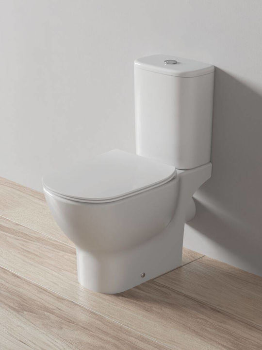 Ideal Standard Floor-Standing Toilet Without Cover White