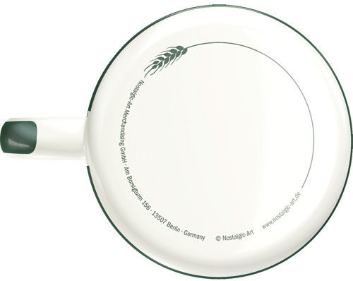 Nostalgic Art John Deere - Quality Farm Equipment Cană Emailat Albă 360ml