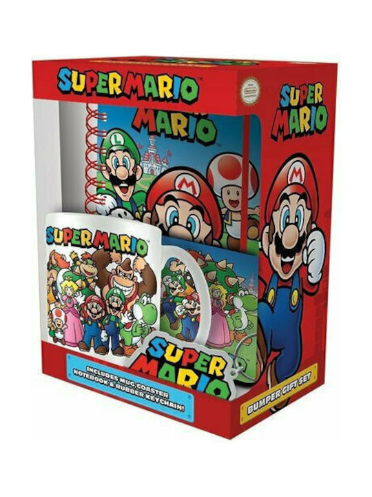Pyramid International Super Mario Set Becher Keramik Mehrfarbig