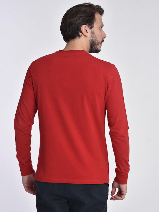 Beverly Hills Polo Club Herren Langarmshirt RED