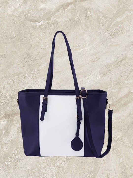 V-store Damen Tasche Schulter Marineblau