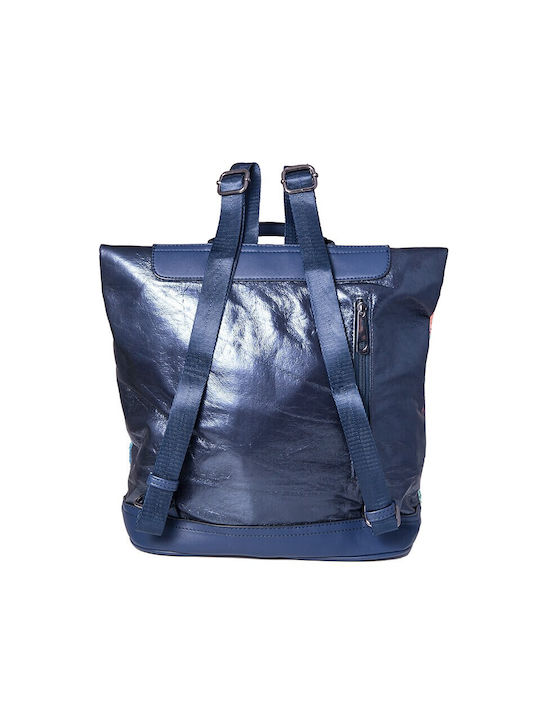 V-store Damen Tasche Rucksack Marineblau